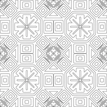 Line patterns. Illustrazione stock