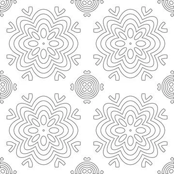 Line patterns. イラスト素材