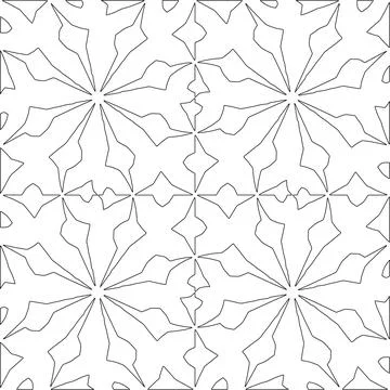 Line patterns. Illustrazione stock