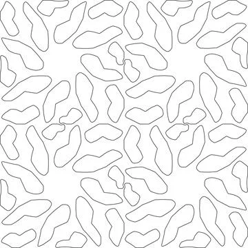 Line patterns. Illustrazione stock