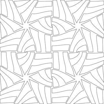 Line patterns. Illustrazione stock