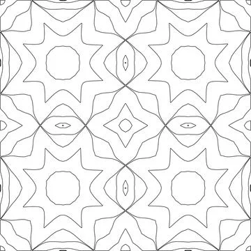 Line patterns. Illustrazione stock