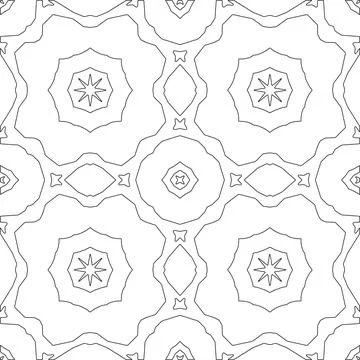 Line patterns. Illustrazione stock