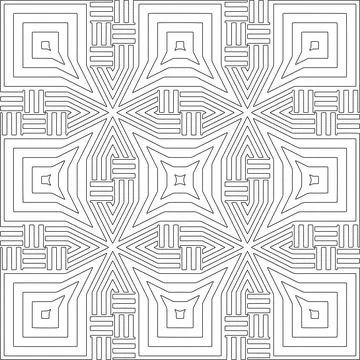 Line patterns. Stock Illustration