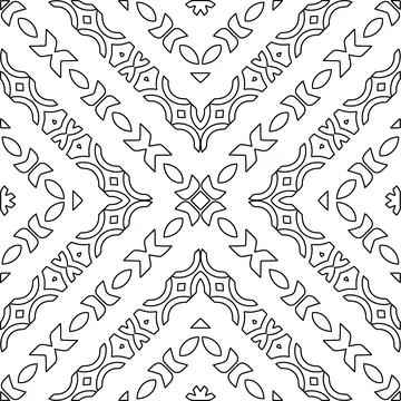 Line patterns. Illustrazione stock