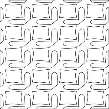 Line patterns. Stock Illustration