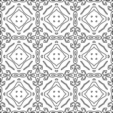 Line patterns. Illustrazione stock