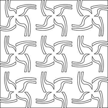 Line patterns. イラスト素材