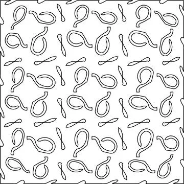 Line patterns. Stock Illustration