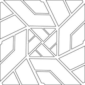 Line patterns. Stock Illustration