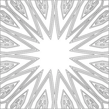 Line patterns. Illustrazione stock