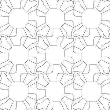 Line patterns. Stock Illustration