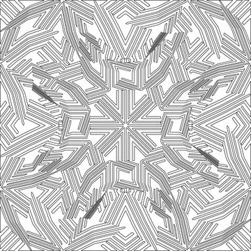 Line patterns. イラスト素材