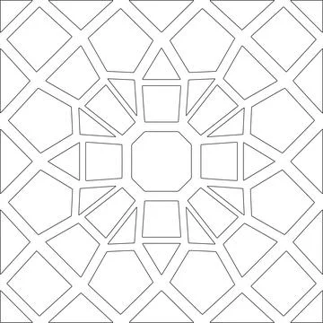Line patterns. Stock Illustration