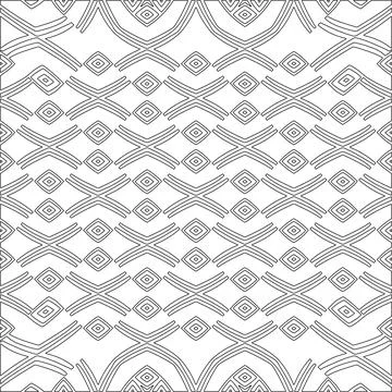 Line patterns. Illustrazione stock