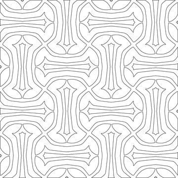 Line patterns. Illustrazione stock