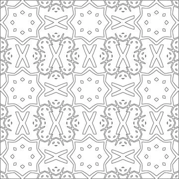 Line patterns. Illustrazione stock