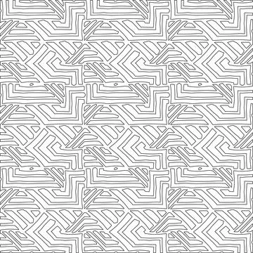 Line patterns. Stock Illustration