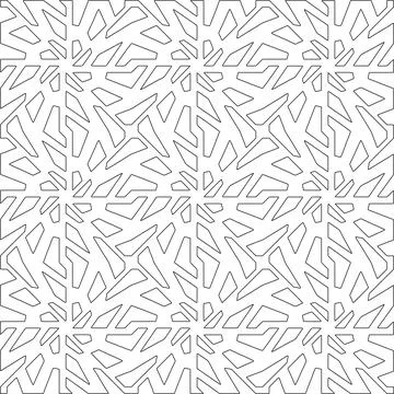 Line patterns. Illustrazione stock