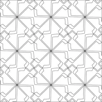 Line patterns. Illustrazione stock