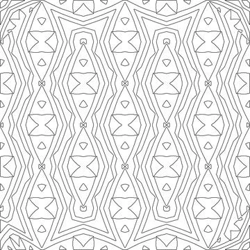 Line patterns. Illustrazione stock