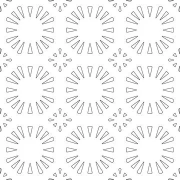 Line patterns. Illustrazione stock