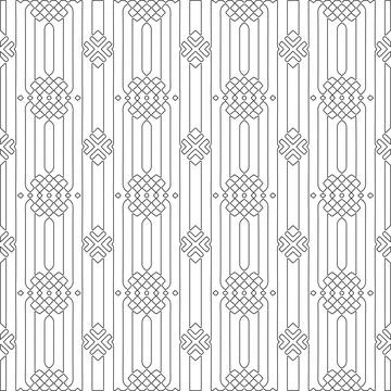 Line patterns. Illustrazione stock