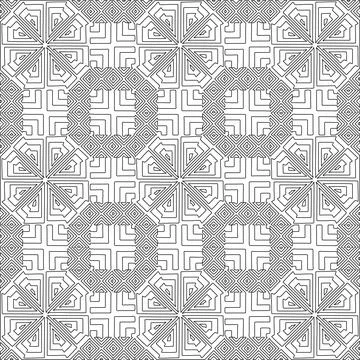 Line patterns. Stock Illustration