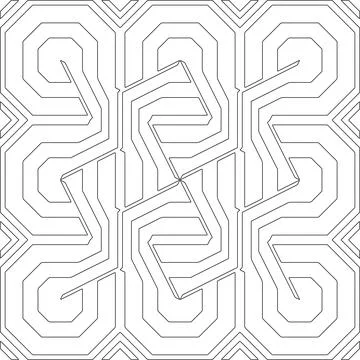 Line patterns. イラスト素材