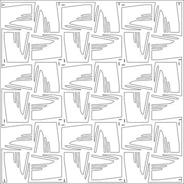 Line patterns. Stockillustratie