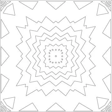 Line patterns. Illustrazione stock