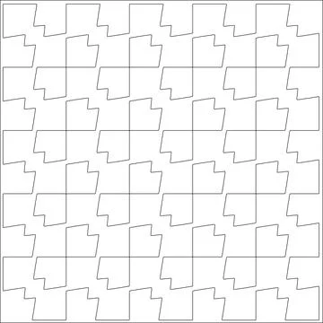 Line patterns. Illustrazione stock
