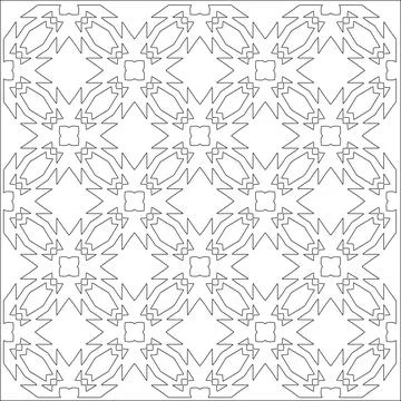 Line patterns. Stock Illustration