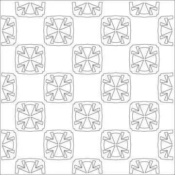 Line patterns. Stock Illustration