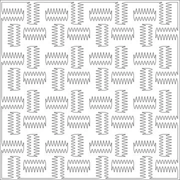 Line patterns. Stock Illustration