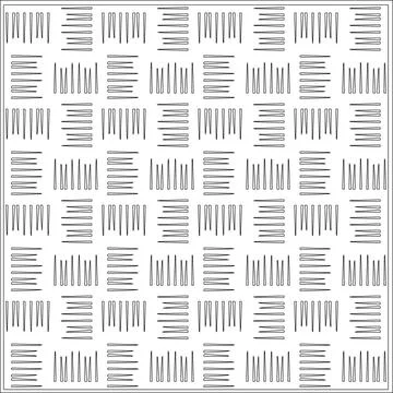 Line patterns. Stockillustratie