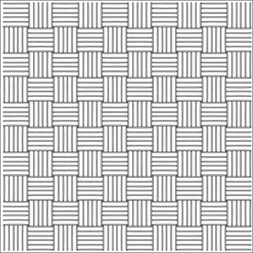 Line patterns. Illustrazione stock