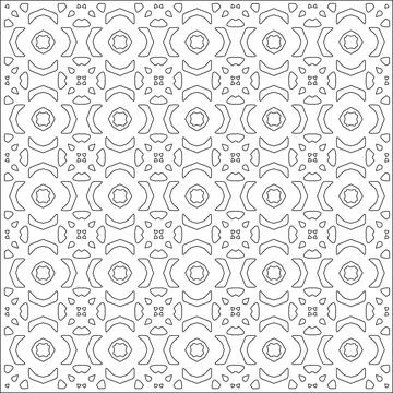 Line patterns. Illustrazione stock