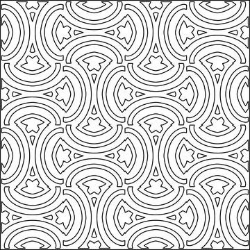 Line patterns. Illustrazione stock