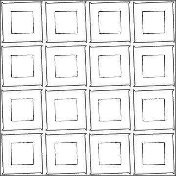 Line patterns. Illustrazione stock