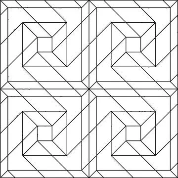 Line patterns. イラスト素材