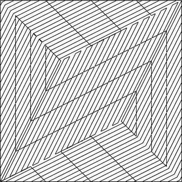 Line patterns. Stockillustratie