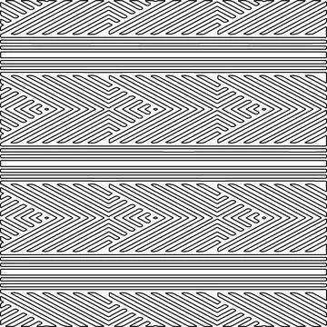 Line patterns. イラスト素材