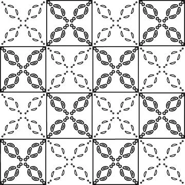 Line patterns. Illustrazione stock