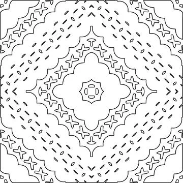 Line patterns. Illustrazione stock