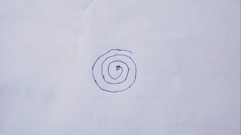 Line with pen in stop motion seen. 스톡 동영상 128275594