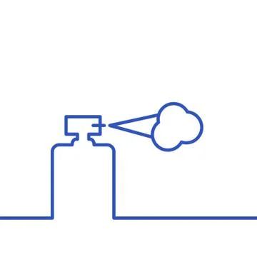 Line perfume icon. Stock Illustration