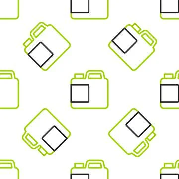Line Plastic bottle for laundry detergent, bleach, dishwashing liquid or another Stock Illustration