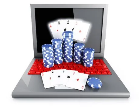 On line poker Stock Illustration