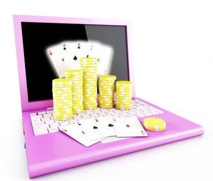 On line poker Stock Illustration